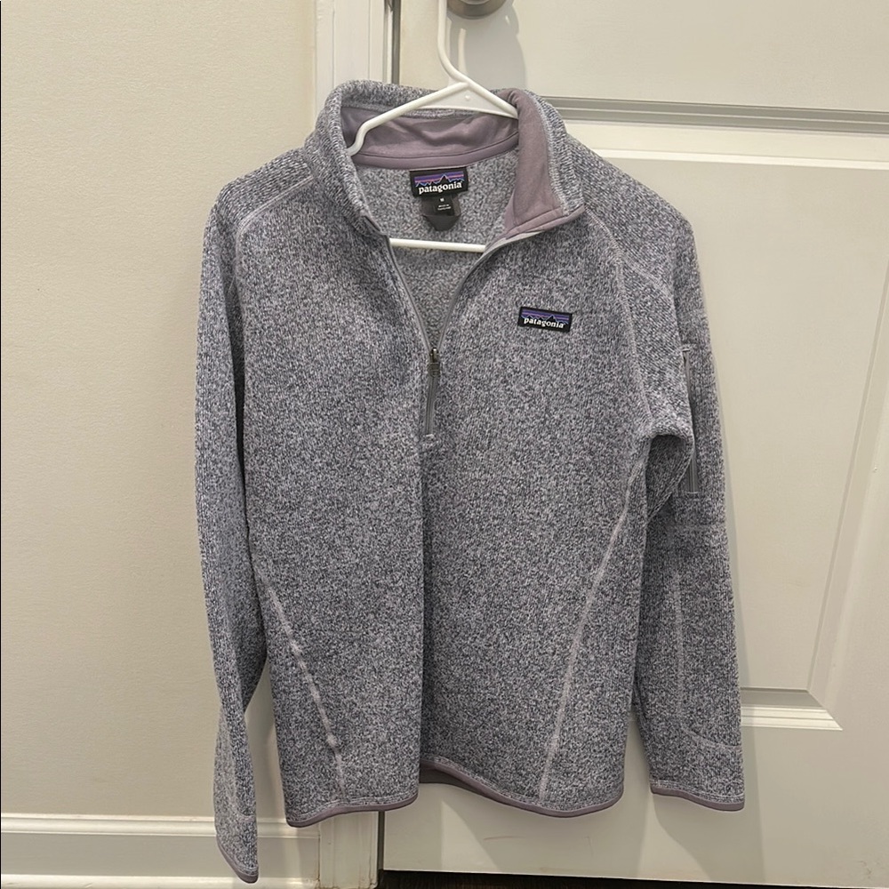 Patagonia Purple Sweater-Pattern Women’s Jacket
